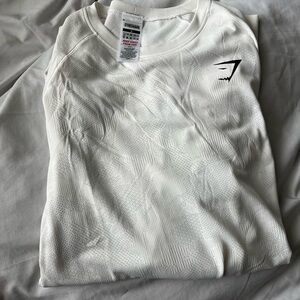 Gymshark Mens White long sleeve